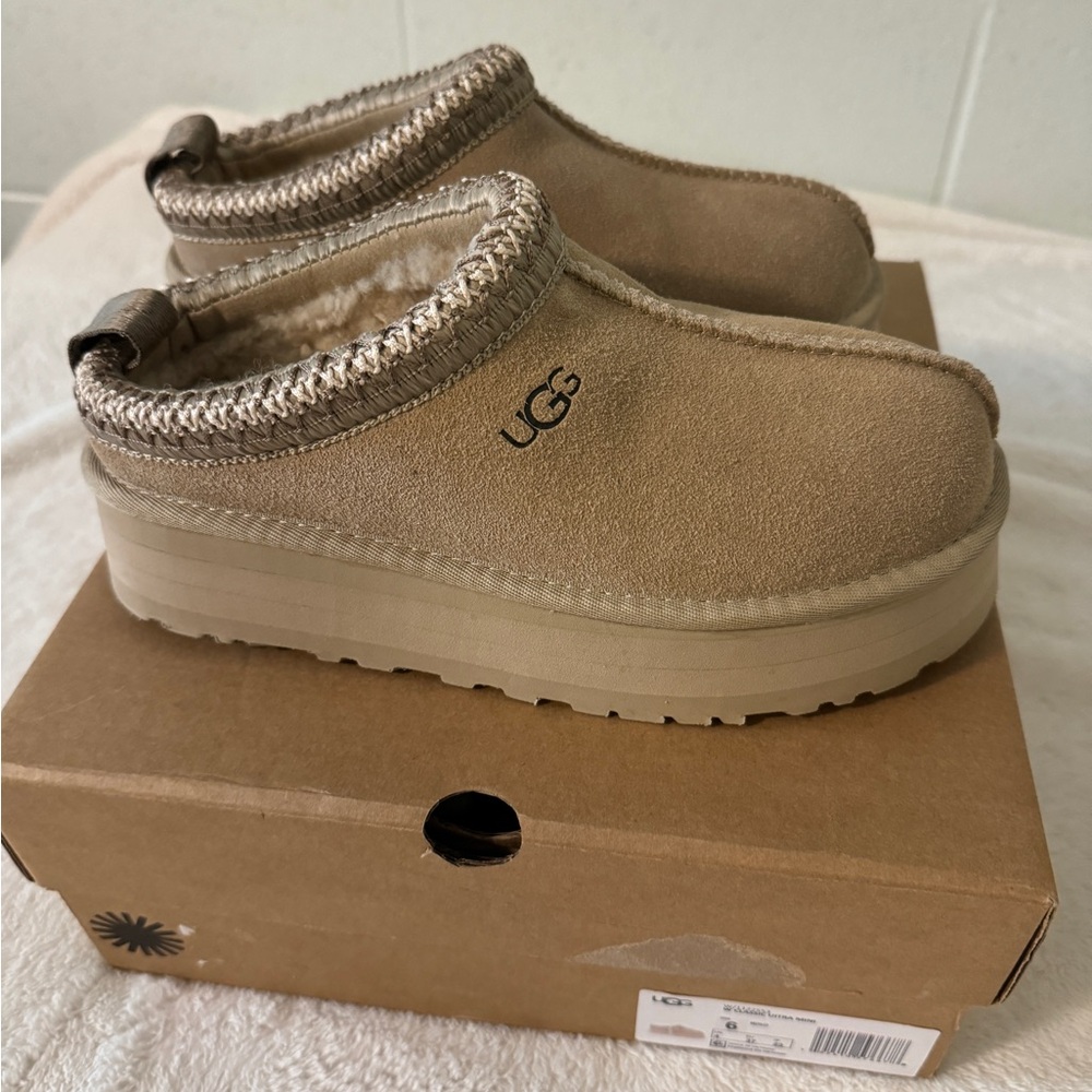 Ugg tazz Tasman platform in mustard seed